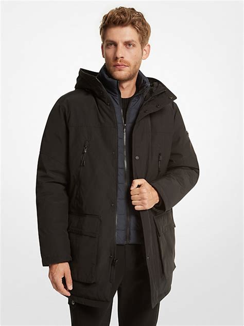 michael kors benson 2-in-1 woven parka|benson 2 in 1 parka.